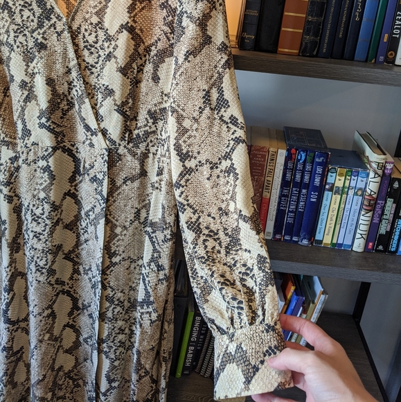 H&M Snake Print Maxi Dress - Picture 4 of 11